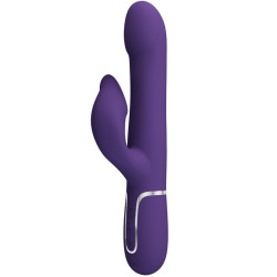 PRETTY LOVE - ZALIN RABBIT VIBRATOR PERLEN 4 IN 1 LILA – Produktansicht 3