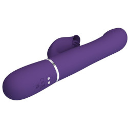 PRETTY LOVE - ZALIN RABBIT VIBRATOR PERLEN 4 IN 1 LILA – Produktansicht 6