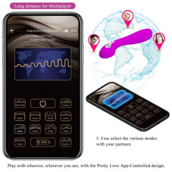 PRETTY LOVE - HECTOR ELEKTROSCHOCK-VIBRATOR KOSTENLOSE APP VIOLETT – Produktansicht 14