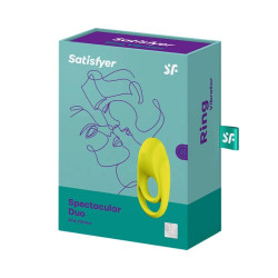 SATISFYER - SPECTACULAR DUO RING VIBRATOR GELB – Produktansicht 3