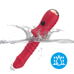 ARMONY - POINT A STIMULIERENDER VIBRATORDILDO ROT – Produktansicht 8