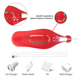 ARMONY - ANALVIBRATOR PANTY C UND G-SPOT STIMULATOR FERNBEDIENUNG ROT – Produktansicht 7