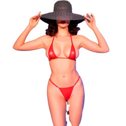 CHILIROSE - CR 4840 MIKROBIKINI ROT S/M – Produktansicht 2