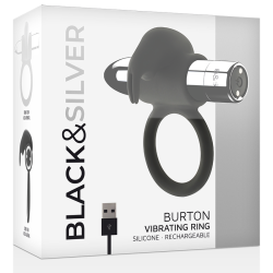 BLACK&SILVER - BURTON WIEDERAUFLADBARER RING 10 VIBRATIONSMODI – Produktansicht 3