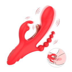 ARMONY - G-PUNKT- UND KLITORIS-STIMULATOR-VIBRATOR ROT – Produktansicht 2