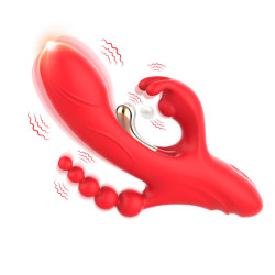 ARMONY - G-PUNKT- UND KLITORIS-STIMULATOR-VIBRATOR ROT – Produktansicht 4