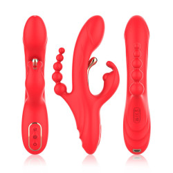 ARMONY - G-PUNKT- UND KLITORIS-STIMULATOR-VIBRATOR ROT – Produktansicht 5