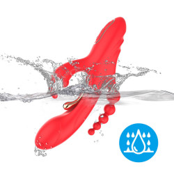 ARMONY - G-PUNKT- UND KLITORIS-STIMULATOR-VIBRATOR ROT – Produktansicht 7