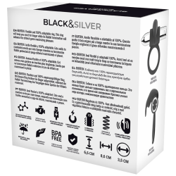 BLACK&SILVER - BURTON WIEDERAUFLADBARER RING 10 VIBRATIONSMODI – Produktansicht 4