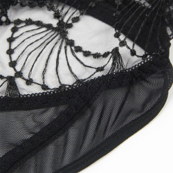 SUBBLIME - 955212 TRANSPARENTER BODY MIT SCHWARZER HOHLSPITZE S/M – Produktansicht 7