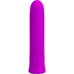 PRETTY LOVE - CURTIS MINI SUPER POWER VIBRATOR 12 LILA SILIKONVIBRATIONEN – Produktansicht 3
