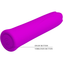 PRETTY LOVE - CURTIS MINI SUPER POWER VIBRATOR 12 LILA SILIKONVIBRATIONEN – Produktansicht 4