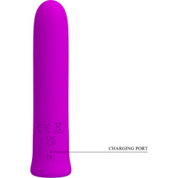 PRETTY LOVE - CURTIS MINI SUPER POWER VIBRATOR 12 LILA SILIKONVIBRATIONEN – Produktansicht 5
