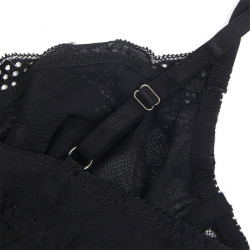 SUBBLIME - 955625 SPITZEN-BODYSUIT MIT UNTERTEILVERSCHLUSS SCHWARZ L/XL – Produktansicht 8