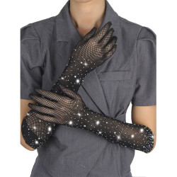 SUBBLIME - 957469SHINE TRANSPARENTE HANDSCHUHE SCHWARZ S/M – Produktansicht 2