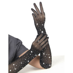 SUBBLIME - 957469SHINE TRANSPARENTE HANDSCHUHE SCHWARZ S/M – Produktansicht 3