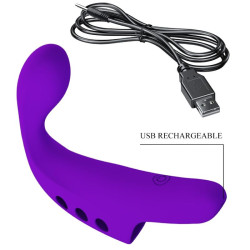 PRETTY LOVE - GORGON PURPLE WIEDERAUFLADBARER FINGERVIBRATOR – Produktansicht 9