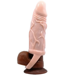 BAILE - PENISVERLNGERUNGSHÜLLE MIT GURT FÜR HODEN 13.5 CM – Produktansicht 2