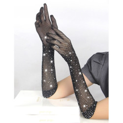 SUBBLIME - 957469SHINE TRANSPARENTE HANDSCHUHE SCHWARZ S/M – Produktansicht 6