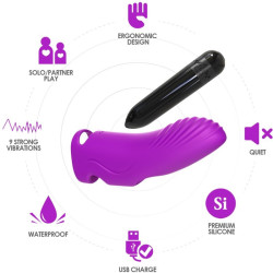 ARMONY - AURORA VIBRATOR FINGER FUCHSIA – Produktansicht 3