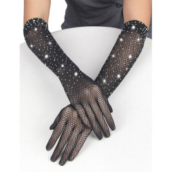 SUBBLIME - 957469SHINE TRANSPARENTE HANDSCHUHE SCHWARZ S/M – Produktansicht 7