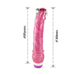 BAILE - REALISTISCHER ROTER VIBRATOR 23 CM – Produktansicht 4
