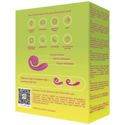 SNAIL VIBE - GIZI LITE DUAL G-SPOT & CLITORAL PINK VIBRATOR – Produktansicht 5
