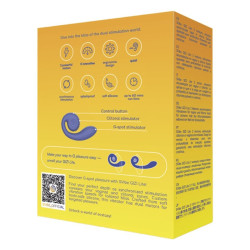 SNAIL VIBE - GIZI LITE DUAL G-PUNKT- & KLITORISVIBRATOR (LILA) – Produktansicht 5