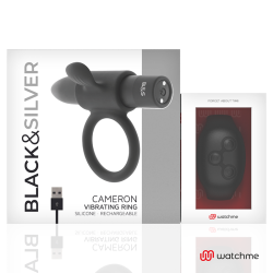 BLACK&SILVER - CAMERON COCKRING-UHR MIT FERNBEDIENUNG – Produktansicht 4
