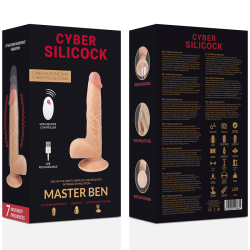 CYBER SILICOCK - FERNBEDIENUNG REALISTISCH MASTER BEN 23.88 CM -O- 4.3 CM – Produktansicht 7