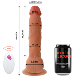 CYBER SILICOCK - FERNBEDIENUNG REALISTISCH MR JOHN 23.88 CM -O- 4.3 CM – Produktansicht 2