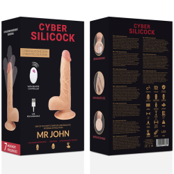 CYBER SILICOCK - FERNBEDIENUNG REALISTISCH MR JOHN 23.88 CM -O- 4.3 CM – Produktansicht 7