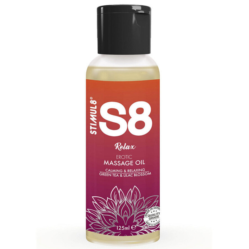STIMUL8 - S8 RELAX GRÜNER TEE MASSAGEÖL 125 ML