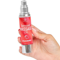 SECRETPLAY - ERDBEERE-MASSAGEÖL – Produktansicht 2