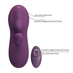 PRETTY LOVE - LUKA SITZVIBRATOR MIT WÄRMEEFFEKT UND FERNBEDIENUNG – Produktansicht 8