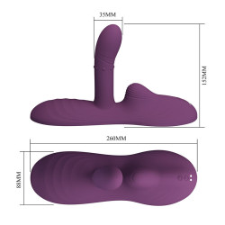 PRETTY LOVE - LUKA SITZVIBRATOR MIT WÄRMEEFFEKT UND FERNBEDIENUNG – Produktansicht 9