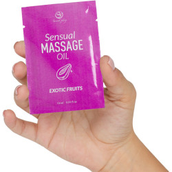 SECRETPLAY - EINZELDOSIS MASSAGEÖL MIT EXOTISCHEN FRÜCHTEN 10 ML – Produktansicht 2