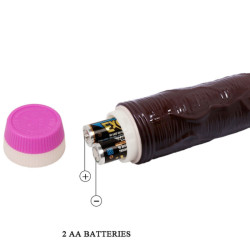 BAILE - WELLEN DES VERGNÜGENS VIBRATOR 23 CM BRAUN – Produktansicht 5