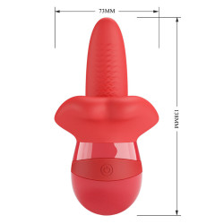 PRETTY LOVE - OBELIA MASTURBATOR ZUNGENVIBRATOR MIT ORBITALBEWEGUNG – Produktansicht 9