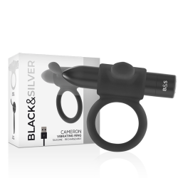 BLACK&SILVER - CAMERON SCHWARZ WIEDERAUFLADBARER RING – Produktansicht 2
