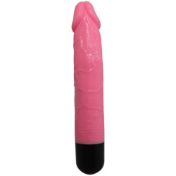 BAILE - BUNTER SEX REALISTISCHER VIBRATOR ROSA 23 CM – Produktansicht 2