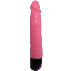 BAILE - BUNTER SEX REALISTISCHER VIBRATOR ROSA 23 CM – Produktansicht 3