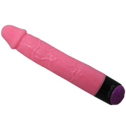 BAILE - BUNTER SEX REALISTISCHER VIBRATOR ROSA 23 CM – Produktansicht 4