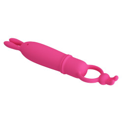 PRETTY LOVE - DELIA RABBIT VIBRATOR MIT WIDERSTANDSRING – Produktansicht 5
