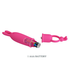 PRETTY LOVE - DELIA RABBIT VIBRATOR MIT WIDERSTANDSRING – Produktansicht 6