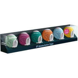 SATISFYER - MASTURBATOR EIER 6 EINHEITEN SET – Produktansicht 2