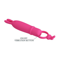 PRETTY LOVE - DELIA RABBIT VIBRATOR MIT WIDERSTANDSRING – Produktansicht 7
