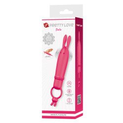 PRETTY LOVE - DELIA RABBIT VIBRATOR MIT WIDERSTANDSRING – Produktansicht 9