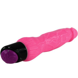 BAILE - BUNTER SEX REALISTISCHER VIBRATOR ROSA 24 CM – Produktansicht 5