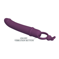 PRETTY LOVE - CORA VIBRATOR PENISFORM MIT WIDERSTANDSRING – Produktansicht 7